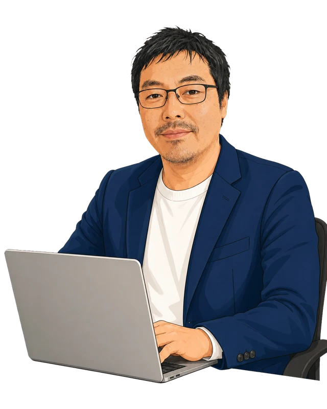 くろこらぼ代表 野宗輝邦のイラスト